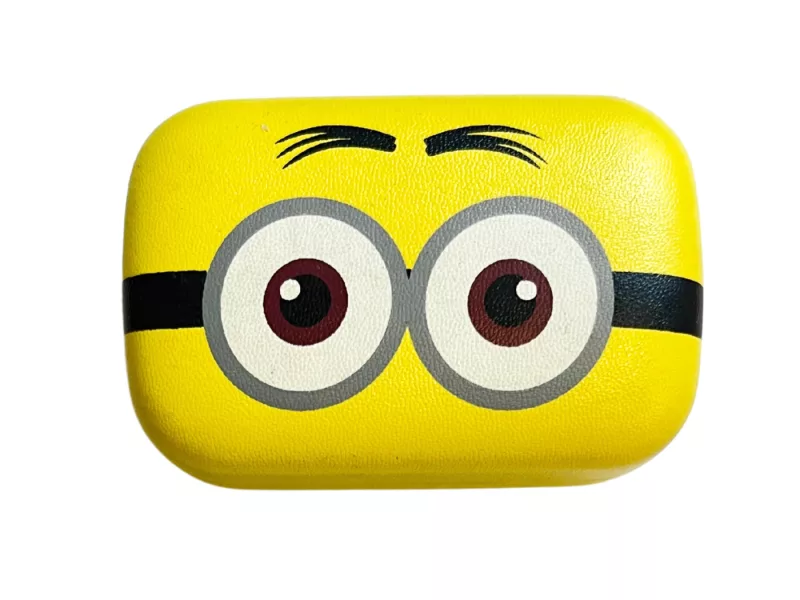 Minion figure contact lens storage set, Colour: yellow