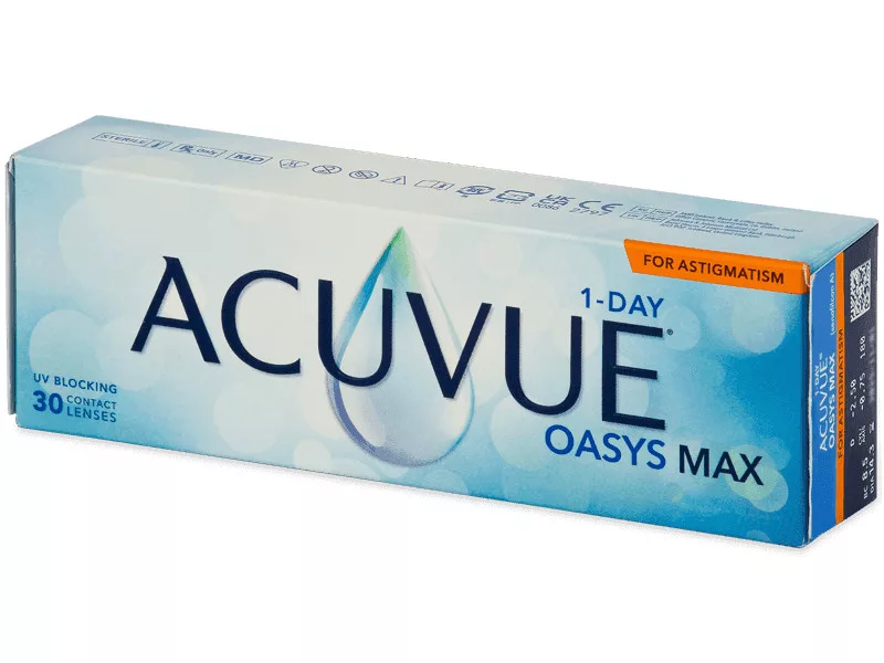 Acuvue Oasys 1-Day Max for Astigmatism (30 lenses)