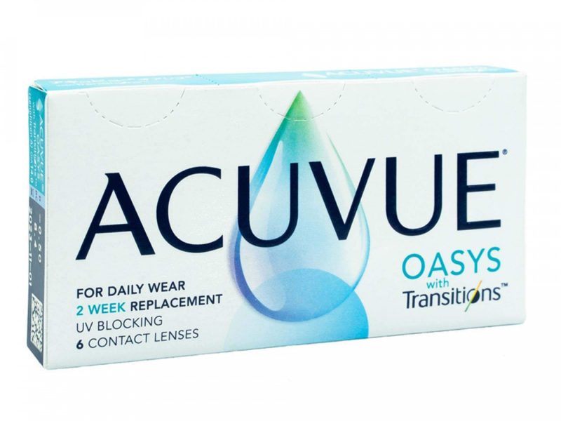 Acuvue Oasys with Transitions (6 lenses)