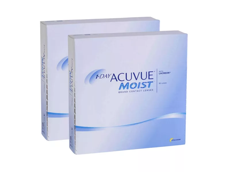 1 Day Acuvue Moist (180 lenses)