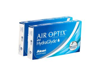 Air Optix Plus HydraGlyde (12 lenses)