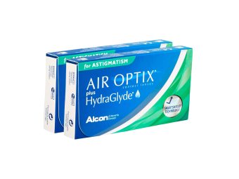 Air Optix Plus HydraGlyde for Astigmatism (12 lenses)