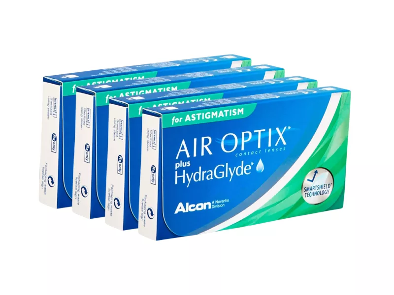 Air Optix Plus HydraGlyde for Astigmatism (24 lenses)