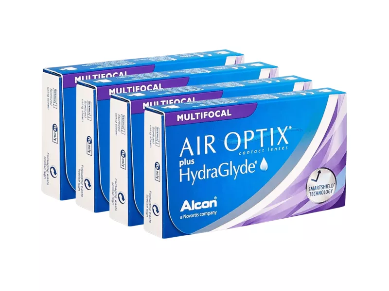 Air Optix Plus HydraGlyde Multifocal (24 lenses)
