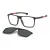 Carrera CA 4020/CS BLX/UC 56 Men glasses with clip-on