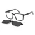 Carrera CA 8069/CS 08A/M9 53 Men glasses with clip-on