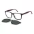 Carrera CA 8069/CS BLX/UC 53 Men glasses with clip-on