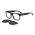Dsquared2 D2 0100/CS 807/M9 55 Men glasses with clip-on