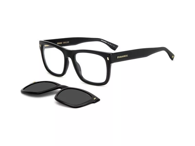 Dsquared2 D2 0100/CS 807/M9 55 Men glasses with clip-on