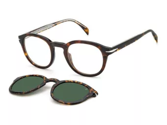 David Beckham DB 1080/CS 086/UC 49 Men glasses with clip-on