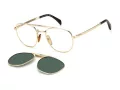 David Beckham DB 1082/G/CS 06J/UC 57 Men glasses with clip-on