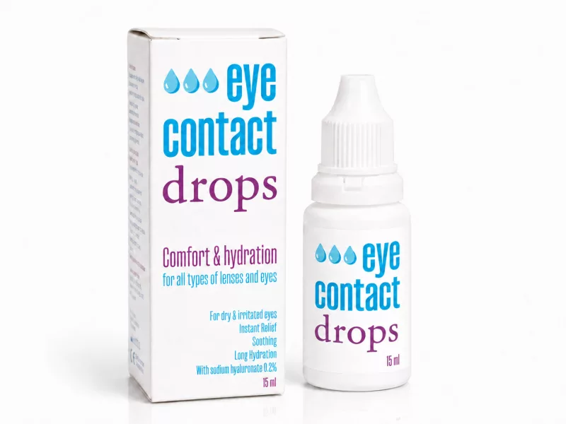 EyeContact Drops – Hydrating Comfort Eye Drops, 15 ml