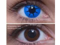 ColourVUE Crazy Blue Star (2 lenses) - without dioptre