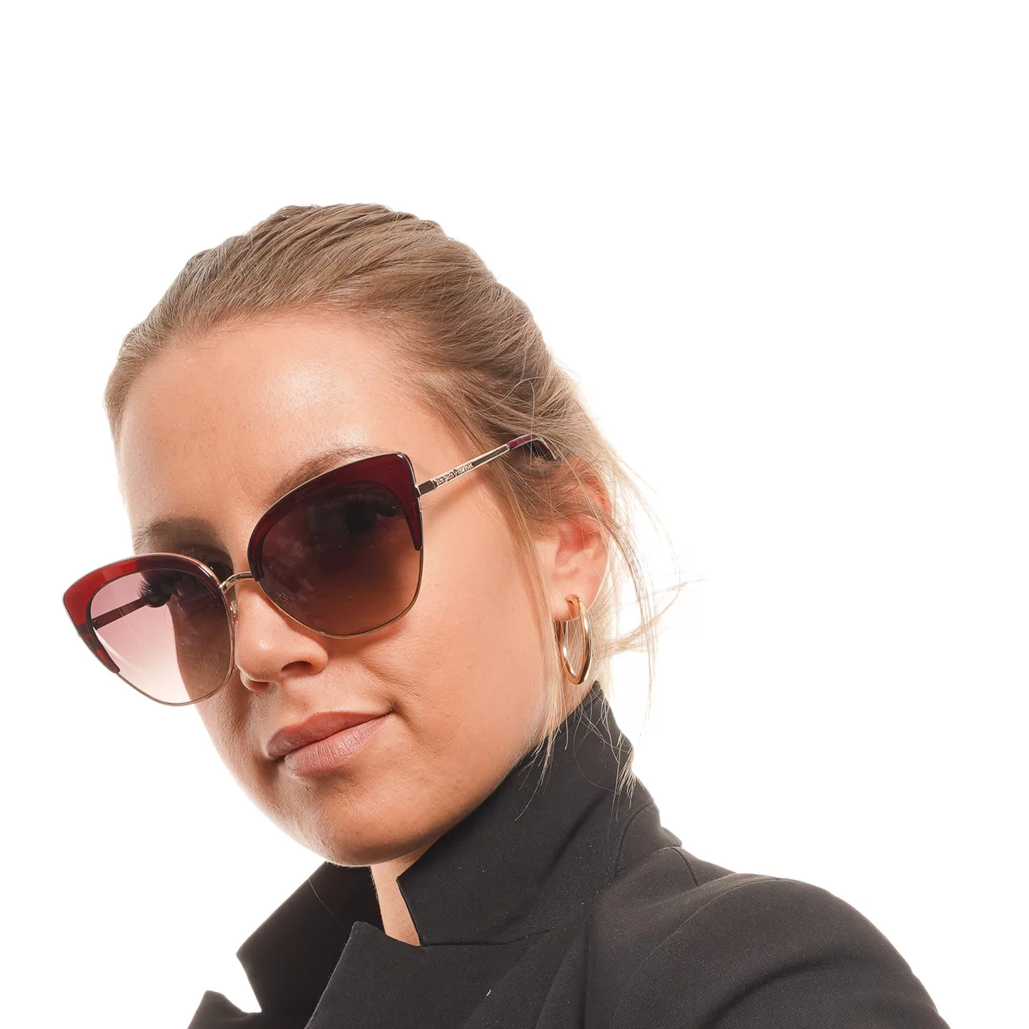 Kate Spade Abinaya Cat Eye Sunglasses with Case Kate Spade Abinaya KS 201310 YEPHA 59 Women sunglasses - Con main image 3