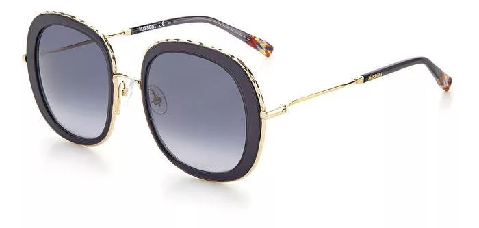 Missoni MIS 0034/S KB79O Black Gold Oversized Round Sunglasses 53-21-145 Missoni Women main image 3