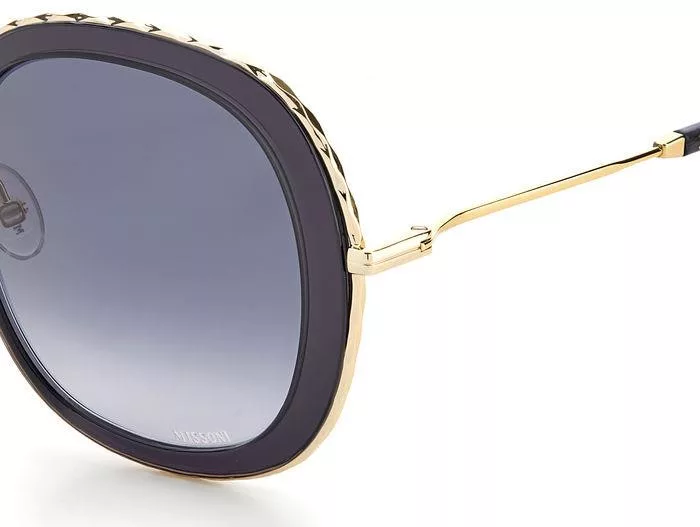 Missoni MIS 0034/S KB79O Black Gold Oversized Round Sunglasses 53-21-145 Missoni Women main image 4