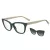Love Moschino MOL 071/CS 1ED/9K 53 Women glasses with clip-on