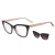 Love Moschino MOL 071/CS 3H2/HA 53 Women glasses with clip-on