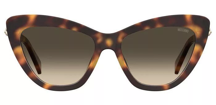 Moschino Sunglasses MOS122S-5L9-54 New with tags Moschino Grey Shaded Green Cat Eye Ladies Sunglasses MOS122  main image 4