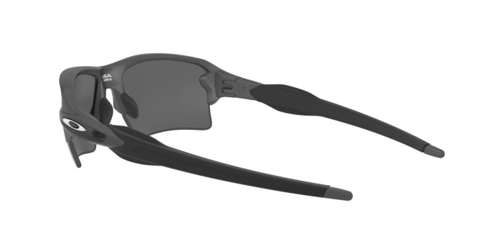NEW Oakley FLAK 2.0 XL Steel Grey PRIZM POLARIZED Black Lens Sunglass  9188-F8