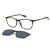 Polaroid PLD 6139/CS 086/C3 55 Men glasses with clip-on