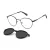 Polaroid PLD 6158/CS 807/M9 51 Men, Women glasses with clip-on