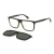 Polaroid PLD 6230/CS N9P/UC 56 Men glasses with clip-on