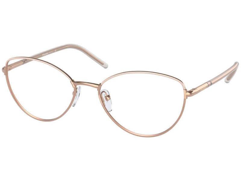 Prada gold frame glasses sales