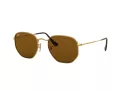 Ray-Ban Hexagonal RB 3548N 001/57 51 Men, Women sunglasses