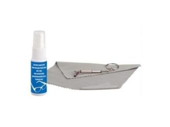   Alcohol-free glasses cleaning spray (20 ml) + wipes + screwdriver