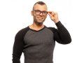 Lozza VL 4105 BLKM 50 Men, Women glasses